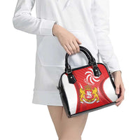 Georgia Independence Day Shoulder Handbag Borjgalo With Coat Of Arms