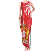 Georgia Independence Day Tank Maxi Dress Borjgalo With Coat Of Arms