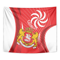 Georgia Independence Day Tapestry Borjgalo With Coat Of Arms