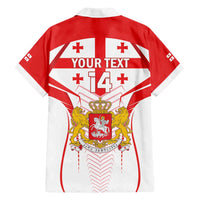 Custom Georgia Football Family Matching Long Sleeve Bodycon Dress and Hawaiian Shirt Come On Georgian