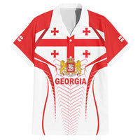 Custom Georgia Football Family Matching Short Sleeve Bodycon Dress and Hawaiian Shirt Come On Georgian