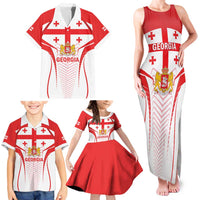 Custom Georgia Football Family Matching Tank Maxi Dress and Hawaiian Shirt Come On Georgian