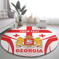 Custom Georgia Football Round Carpet Come On Georgian