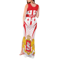 Custom Georgia Football Tank Maxi Dress Come On Georgian