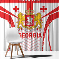 Custom Georgia Football Window Curtain Come On Georgian