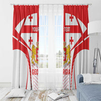 Custom Georgia Football Window Curtain Come On Georgian