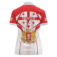 Custom Georgia Football Women Polo Shirt Come On Georgian