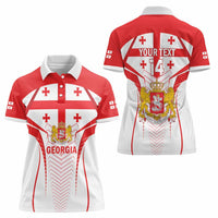 Custom Georgia Football Women Polo Shirt Come On Georgian