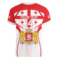 Custom Georgia Football Women V-Neck T-Shirt Come On Georgian