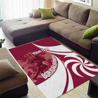 Custom Georgia Rugby Area Rug Go Borjgalosnebi
