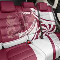 Custom Georgia Rugby Back Car Seat Cover Go Borjgalosnebi