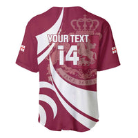 Custom Georgia Rugby Baseball Jersey Go Borjgalosnebi
