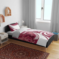 Custom Georgia Rugby Bedding Set Go Borjgalosnebi