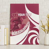 Custom Georgia Rugby Canvas Wall Art Go Borjgalosnebi
