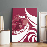 Custom Georgia Rugby Canvas Wall Art Go Borjgalosnebi