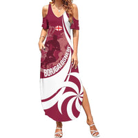 Custom Georgia Rugby Family Matching Summer Maxi Dress and Hawaiian Shirt Go Borjgalosnebi