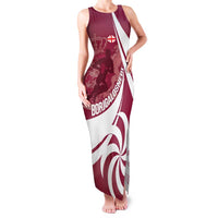 Custom Georgia Rugby Family Matching Tank Maxi Dress and Hawaiian Shirt Go Borjgalosnebi