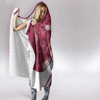 Custom Georgia Rugby Hooded Blanket Go Borjgalosnebi