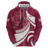 Custom Georgia Rugby Hoodie Go Borjgalosnebi