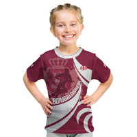 Custom Georgia Rugby Kid T Shirt Go Borjgalosnebi