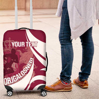Custom Georgia Rugby Luggage Cover Go Borjgalosnebi