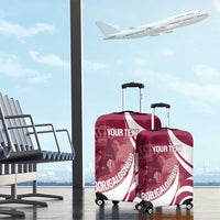 Custom Georgia Rugby Luggage Cover Go Borjgalosnebi