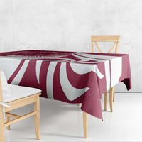 Custom Georgia Rugby Tablecloth Go Borjgalosnebi