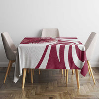 Custom Georgia Rugby Tablecloth Go Borjgalosnebi