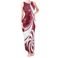 Custom Georgia Rugby Tank Maxi Dress Go Borjgalosnebi