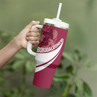 Custom Georgia Rugby Tumbler With Handle Go Borjgalosnebi