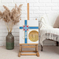 Georgia Tbilisi Capital Canvas Wall Art The Warm Place Flag Style