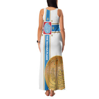 Georgia Tbilisi Capital Family Matching Tank Maxi Dress and Hawaiian Shirt The Warm Place Flag Style