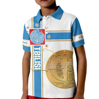 Georgia Tbilisi Capital Kid Polo Shirt The Warm Place Flag Style