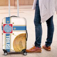 Georgia Tbilisi Capital Luggage Cover The Warm Place Flag Style