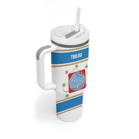 Georgia Tbilisi Capital Tumbler With Handle The Warm Place Flag Style