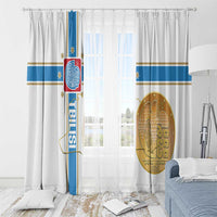 Georgia Tbilisi Capital Window Curtain The Warm Place Flag Style