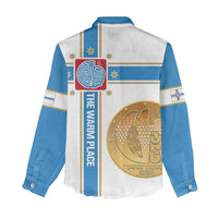 Georgia Tbilisi Capital Women Casual Shirt The Warm Place Flag Style