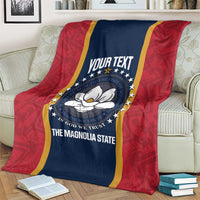 United States Mississippi Blanket Magnolia State Flag Style