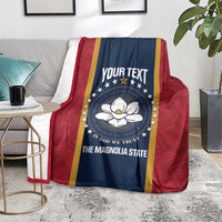 United States Mississippi Blanket Magnolia State Flag Style