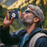 United States Mississippi 4 in 1 Can Cooler Tumbler Magnolia State Flag Style