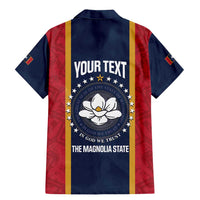 United States Mississippi Family Matching Mermaid Dress and Hawaiian Shirt Magnolia State Flag Style