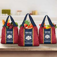 United States Mississippi Grocery Bag Magnolia State Flag Style