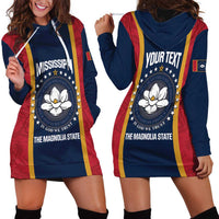 United States Mississippi Hoodie Dress Magnolia State Flag Style