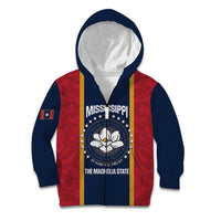 United States Mississippi Kid Hoodie Magnolia State Flag Style