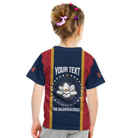 United States Mississippi Kid T Shirt Magnolia State Flag Style