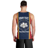 United States Mississippi Men Tank Top Magnolia State Flag Style