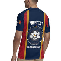 United States Mississippi Rugby Jersey Magnolia State Flag Style