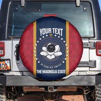 United States Mississippi Spare Tire Cover Magnolia State Flag Style