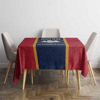 United States Mississippi Tablecloth Magnolia State Flag Style