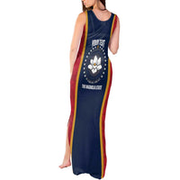 United States Mississippi Tank Maxi Dress Magnolia State Flag Style